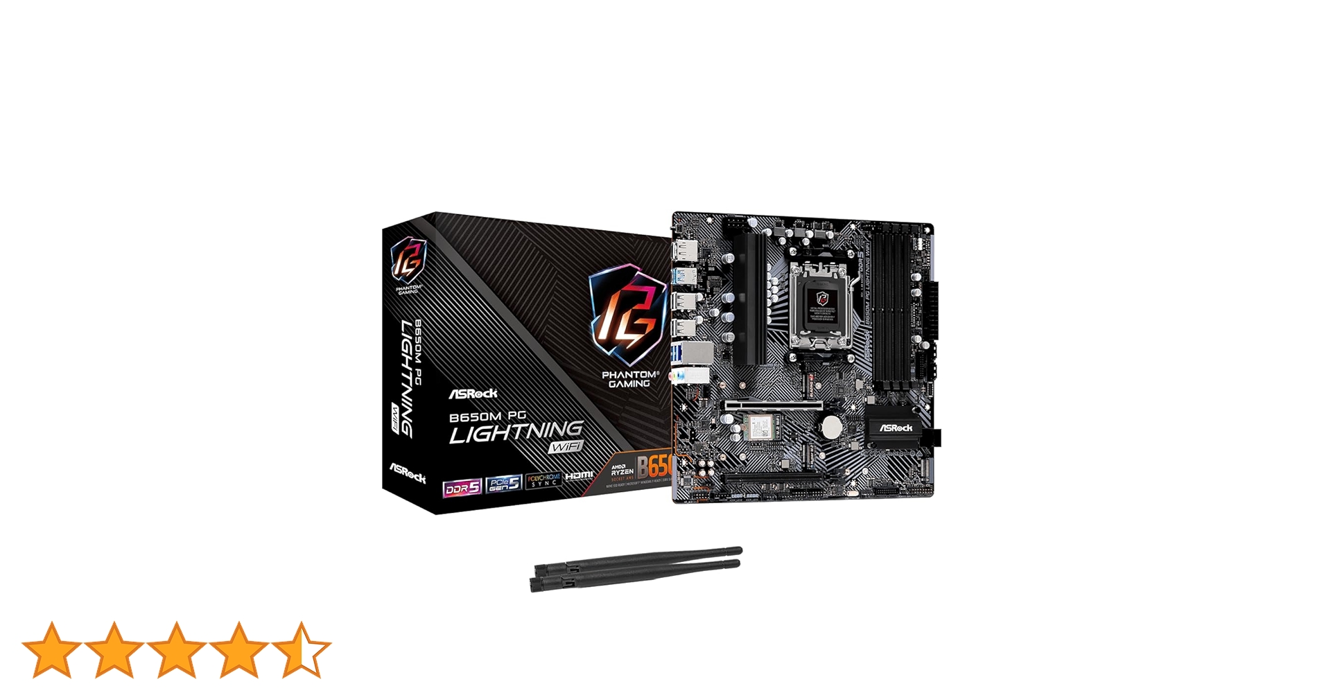 OS付　Ryzen7 7700X B650M PG LIGHTNING セット ASRock | B650M PG Lightning